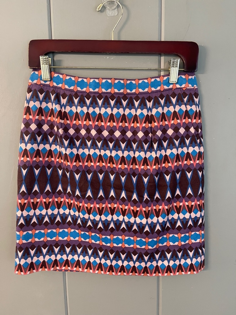 J Crew Mini Skirt Pink Purple Southwest Boho Western Cowgirl Artsy Festival
